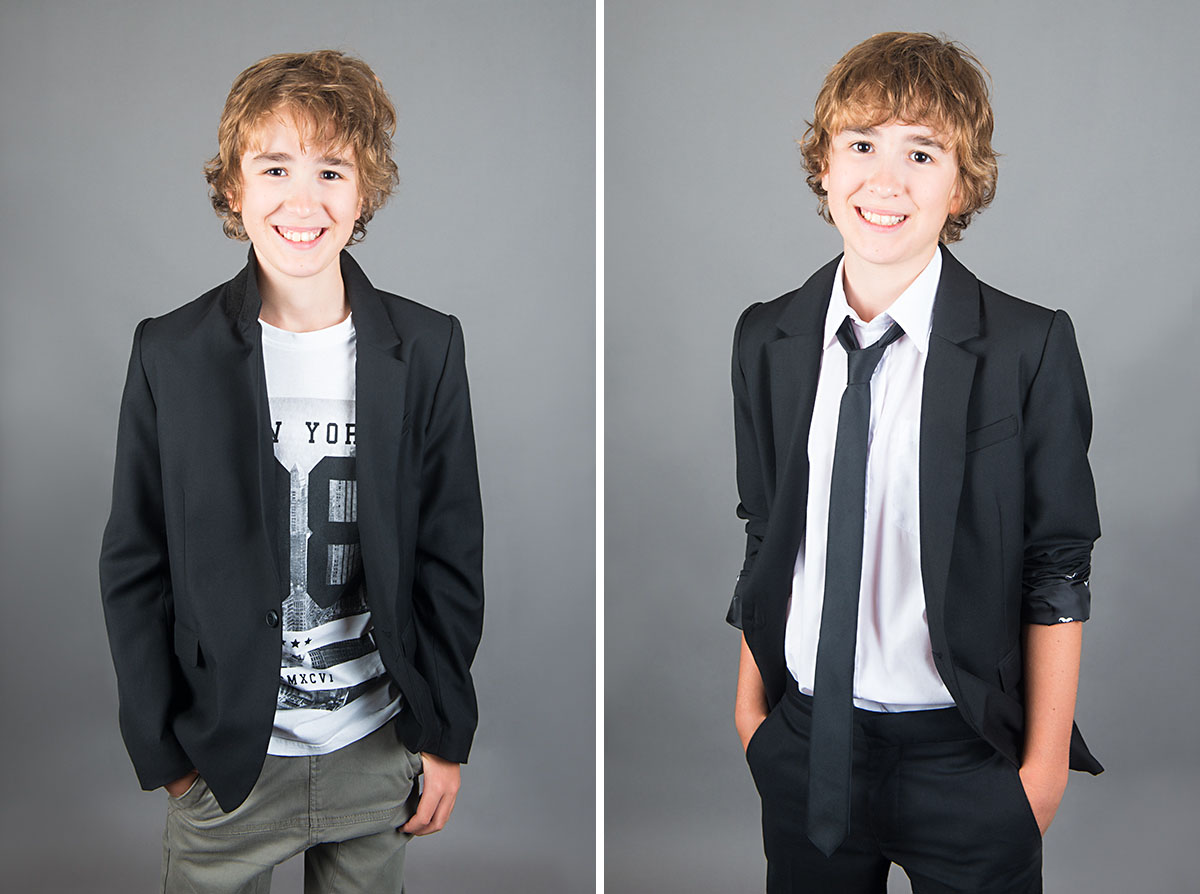 portrait of teenager in photo studio whangarei