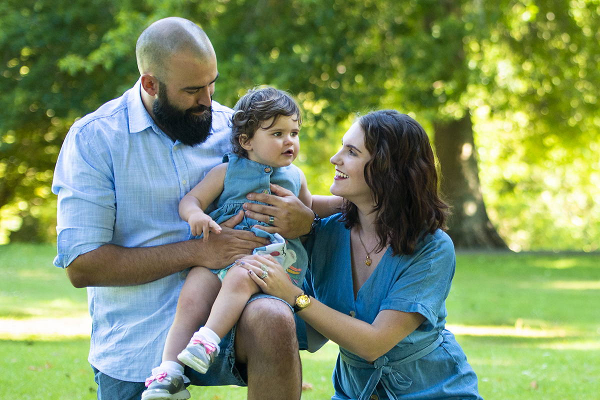 family summer portrait