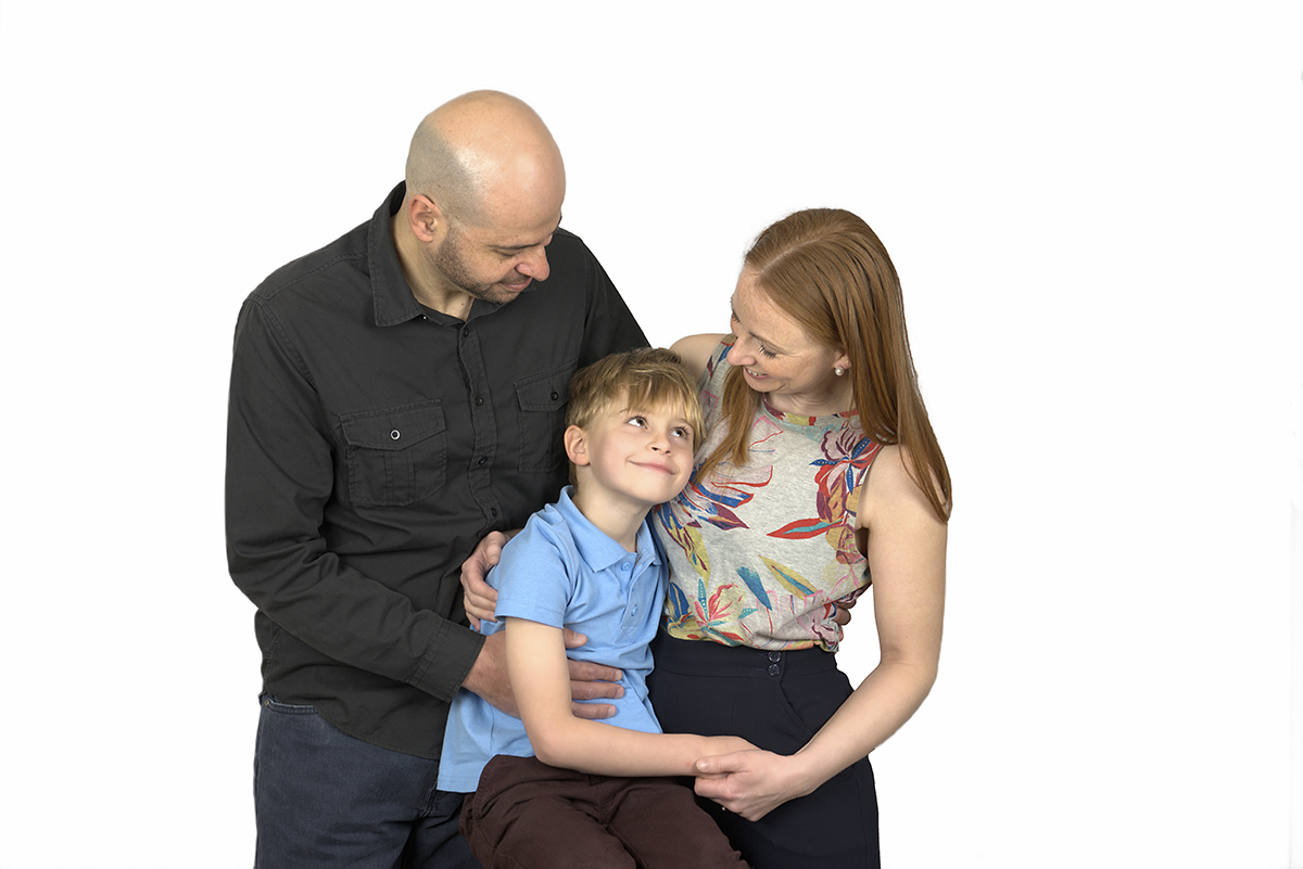 family studio portrait