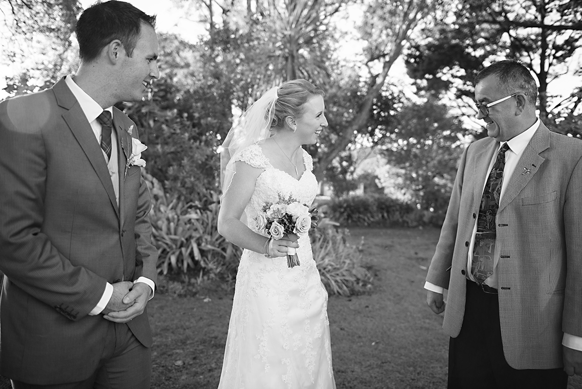 b&w wedding photos Northland NZ