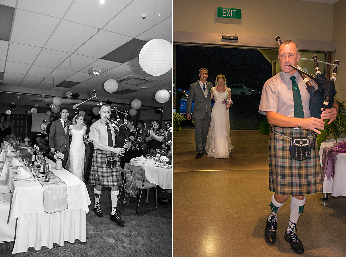 wedding reception - scottish heritage NZ