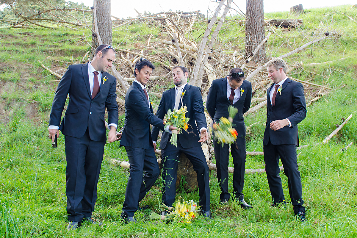 bridal party - wedding photographer, Whangarei, MZ